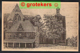 WORKUM Waag En Kerk Ca 1945 - Workum