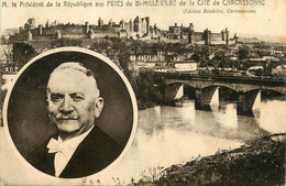 Carcassonne * Le Président De La République Aux Fêtes Du Bi Millénaire De La Cité - Carcassonne