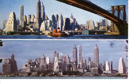 Etat Unis NY New York City Brooklyn Bridge 1958 Champigneulle Paris Goveror S Island East River Manhattan Multi Vue - Brooklyn