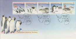 Australian Antarctic Territory 1988 Environment Strip 5 FDC - FDC