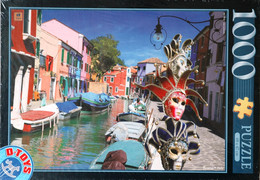 PUZZLE "Burano,Italie" 1000 Pièces Editions D-Toys NEUF Avec CELLO* !! - Puzzle Games