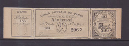 FRANCE : COLIS POSTAUX . DE PARIS POUR PARIS . N° 20 A SPINK . PUB . " ELIXIR DUBOURG " . 1894 . - Ongebruikt