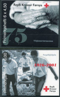 FAROE IS. 2001 Red Cross Booklets MNH / **.  Michel 391-92 MH - Islas Faeroes