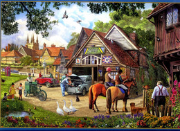 Puzzle "Un Après-midi Tranquille " 2000 Pièces 98cm Sur 68cm Ed. Gibson Neuf * - Puzzles