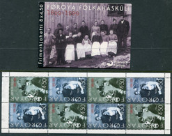 FAROE IS. 2000 High School Booklet MNH / **.  Michel 372-73, MH 18 - Isole Faroer