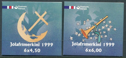 FAROE IS. 1999 Christmas Booklets MNH / **.  Michel 366-67 MH - Islas Faeroes