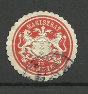 Germany Magistrat U Danzig Siegelmarke Seal Stamp O - Altri & Non Classificati