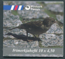 FAROE IS. 1999 Birds Booklet MNH / **.  Michel 352-53, MH17 - Islas Faeroes