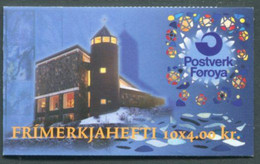FAROE IS. 1995 Christmas: Catholic Church Booklet MNH / **.  Michel 289-90, MH10 - Isole Faroer
