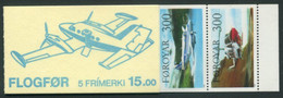 FAROE IS. 1985 Aircraft Booklet MNH / **.  Michel 125-29, MH3 - Isole Faroer