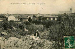 Les Moutiers En Retz * Vue Générale Du Village * Villageois - Les Moutiers-en-Retz