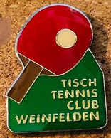 TENNIS DE TABLE  CLUB- PING PONG - TISCH CLUB WEINFELDEN - RAQUETTE - BALLE - SUISSE - SCHWEIZ - SWITZERLAND -  (28) - Tennis Tavolo