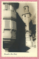 67 - BOUXWILLER - Carte Photo Dos Blanc - Eglise - Grand Rue - Bouxwiller