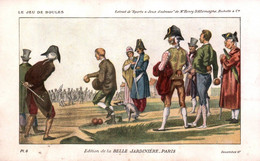 CARTE PUBLICITAIRE BELLE JARDINIERE / SERIE SPORTS ET JEUX D ADRESSE / LE JEU DE BOULES - Sonstige & Ohne Zuordnung