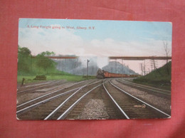 A Long Freight Train Going To West--- Albany New York > Albany   Ref 5102 - Albany