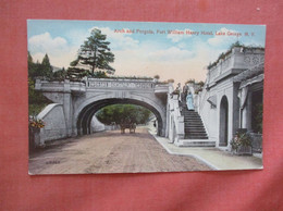 Arch & Pergola Fort William Henry Hotel   Lake George   New York      Ref 5102 - Lake George