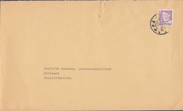 Perfin Perforé Lochung (S52a) 'S.S.' SØLLERØD Sogneraad KOMMUNEKONTOR 1950 Cover Brief GENTOFTE Kommune CHARLOTTENLUND - Plaatfouten En Curiosa