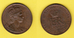 CANADA   1953 BRONZE CORONATION MEDAL (T-77) - Professionali / Di Società