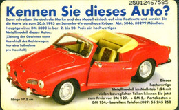 SCHEDA PHONECARD GERMANY KRÜGER - KENNEN SIE DIESES AUTO AUTOMODELL R 01/95 - R-Reeksen : Regionaal