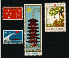 OSAKA UNIVERSAL EXPO. Emissions Spéciales D'Australie & Roumanie.  4 Timbres Neufs ** - 1970 – Osaka (Giappone)