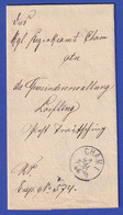 Bayern Dienstbrief Mit Rundstempel CHAM I 1886 - Bavaria
