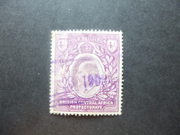 BRITISH CENTRAL AFRICA PROTECTORATE 0  SG - Unclassified