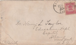 Cuba Lettre SANTA CLARA 1909 Pour Albany New York USA - 2 Scan - Briefe U. Dokumente