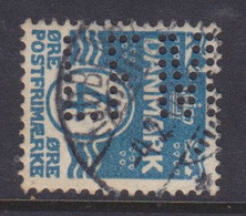 Denmark Perfin Perforé Lochung (L23) 'LFM' L. F. Mørck & Co., København Mi. 45 A Wellenlinien Wavery Lines (2 Scans) - Abarten Und Kuriositäten