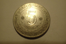 ALGERIE - ALGERIA - 5 DINARS 1974-1954 20th ANNIVERSARY OF REVOLUTION 20éme Anniversaire - Algeria