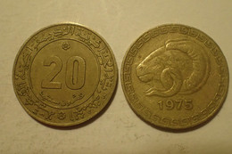 Algérie Algeria 20 Centimes 1975 Km 107 - Algeria