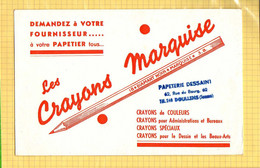 BUVARD :Crayons Marquise  Doullens - Papeterie