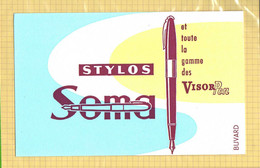 BUVARD  : Le Stylo SOMA  Gamme  Des Visor Pen - Papeterie