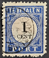 NETHERLANDS 1881 - Canceled - Sc# J3bII - Postage Due 1c - Strafportzegels