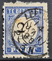 NETHERLANDS 1881 - Canceled - Sc# J5bII - Postage Due 2.5c - Portomarken