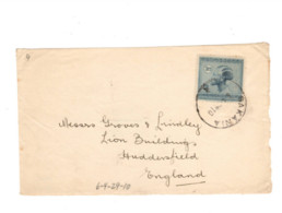 Belgian Congo-Vloors Issue 2 Cover Fronts 1929 Sakania And 1928 Elizabethville To UK - Briefe U. Dokumente