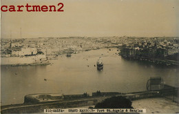 CARTE PHOTO : MALTE MALTA GRAND HARBOUR  FORT ST. ANGELO § SENGLES ITALIA - Malte