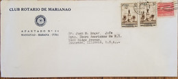 O) 1962 CUBA, CARIBBEAN, TOMA ESTRADA PALMA, RETIRO DE COMUNICACIONES, COMMUNICATIONS PALACE, CLUB ROTARIO DE MARIANAO, - Covers & Documents