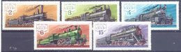 1979. USSR/Russia, Russian Locomotives, Issue II,  5v, Mint/** - Nuevos