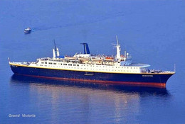 Ship Postcards - Passenger   Ship " Grand Victria   "variant    Read Description - Non Classés