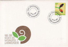 Enveloppe 1er Jour D'émission Société Des Naturalistes Luxembourgeois - Covers & Documents