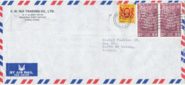 Hong Kong Air Mail Cover Sent To Sweden 11-2-1983 - Cartas & Documentos