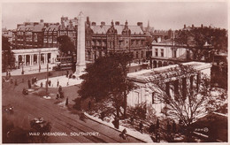 England - Postcard  Unused  - War Memorial, Southport - Southport