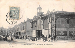 55-SAINT-MIHIEL- LE MARCHE ET LA RUE FRUITIERE - Saint Mihiel