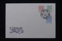 ESTONIE - Enveloppe FDC En 1991 - Blasons - L 105244 - Estonie