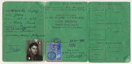 Carte De Séjour De Résident Ordinaire - Aff Fiscaux Type Daussy 2,50 Et 3,00F - 1966 - 5 Volets - Altri & Non Classificati