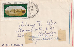 Cuba Lettre Avion MATZA 1972 Pour Espagne - Lettres & Documents
