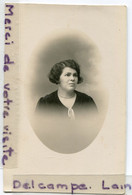 - Carte Photo Ancienne - Charmante Jeune Dame, Collier De Perles.. , Non écrite, Coins Impeccables, TBE, Scans. - Photographie