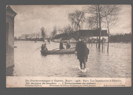 Hamme - De Overstroomingen Te Hamme. Maart 1906 - Het Inschepen Der Bezoekers - Hamme
