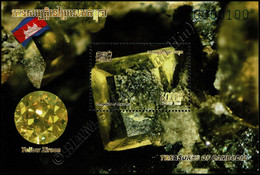 Treasures Of Cambodia: Gemstones (350A-350B) (MNH) - Cambodja