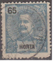 HORTA (Açores) - 1898-1905,  D. Carlos I. Novas Cores E Valores.  65 R.    D. 11 3/4 X 12  (o)  MUNDIFIL  Nº 30 - Horta